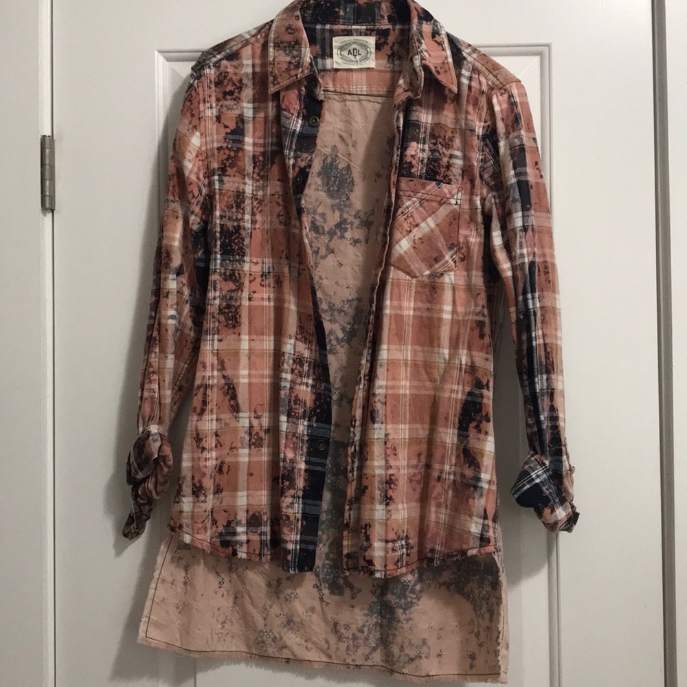 PacSun Acid Wash Flanner